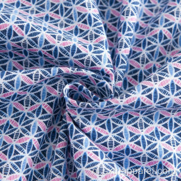Herenoverhemden met geometrische print en korte mouwen